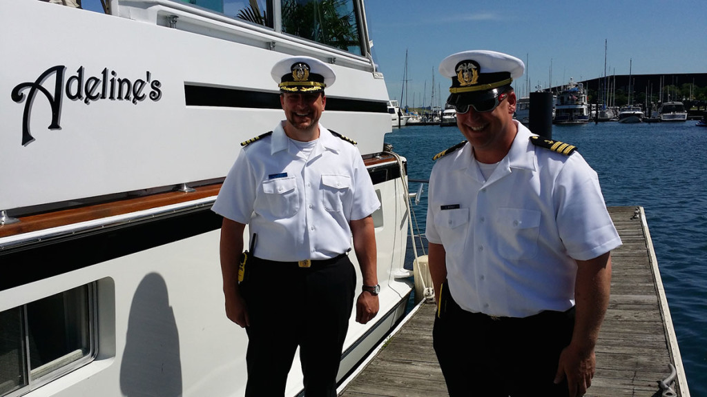 captains by luxury yacht rental