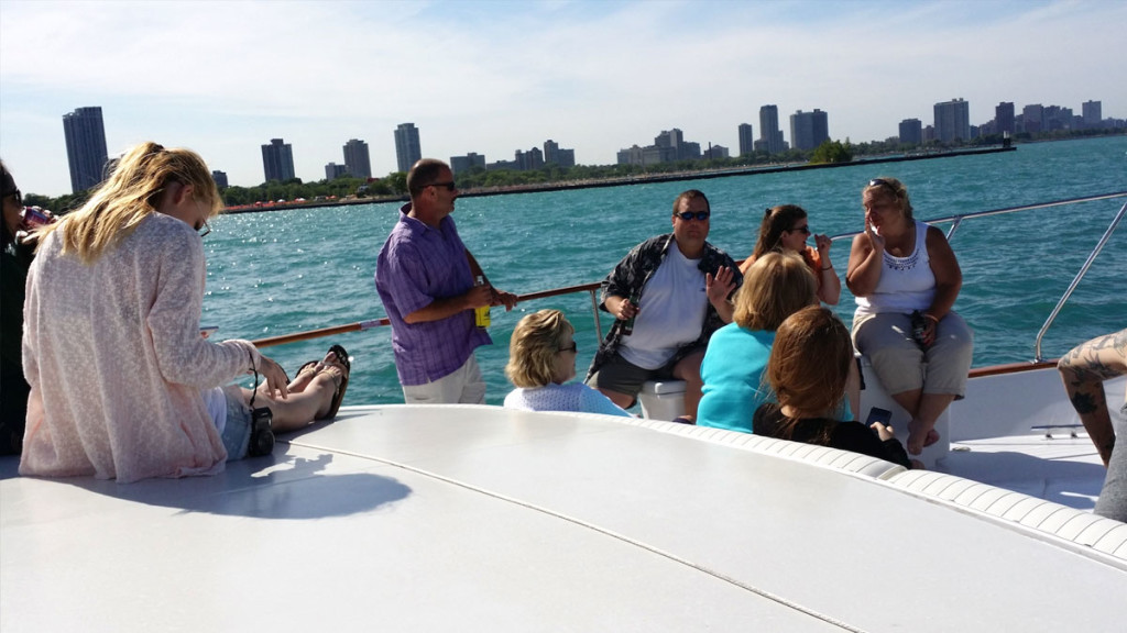 event on luxury yacht rental chicago