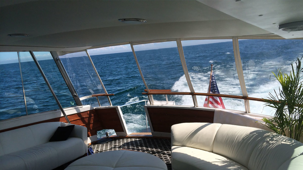 cruise view from lounge
